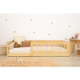 Niskie łóżko dla dzieci Montessori Ourbaby Plus - naturalne, Ourbaby®