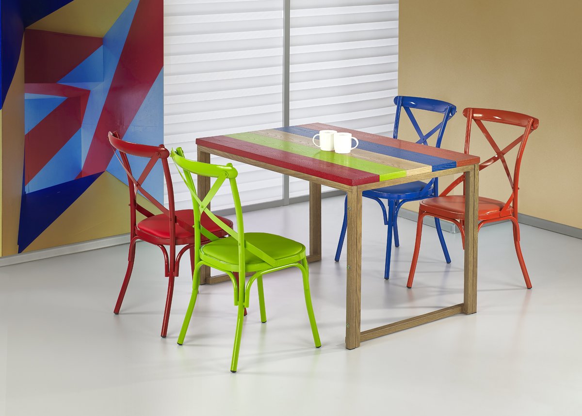 Цветные столы. Стул Halmar k-201 (Green). Стул Halmar k211. Разноцветные стулья на кухню. Разноцветные столы.