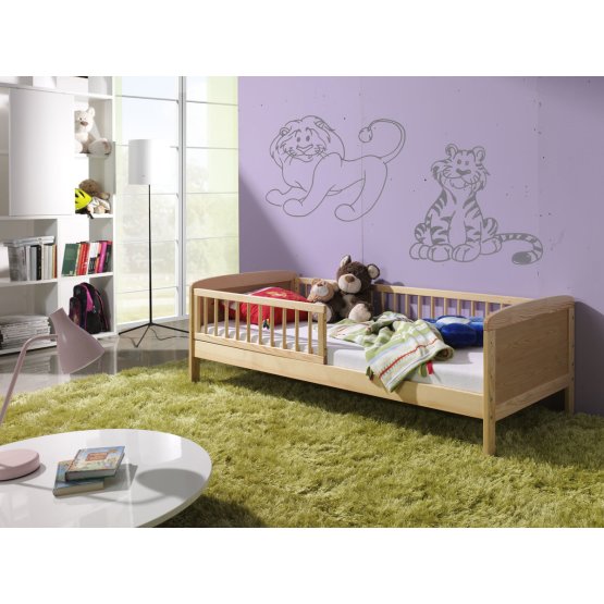 Łóżko dla dziecka Junior - 160x70 cm - naturalne