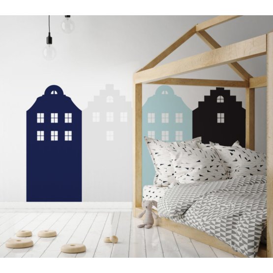 Dekoracja za łóżko DEKORNIK - Amsterdam niebieska