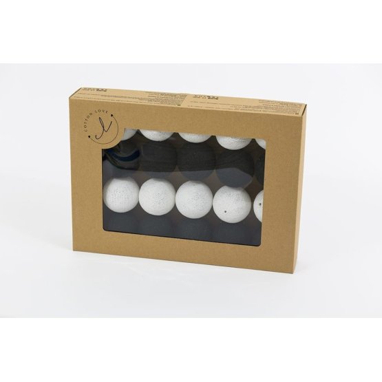 Cotton balls - czarno-białe 