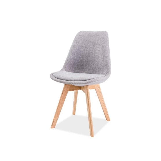 Krzesło Dior buk / jasny szary