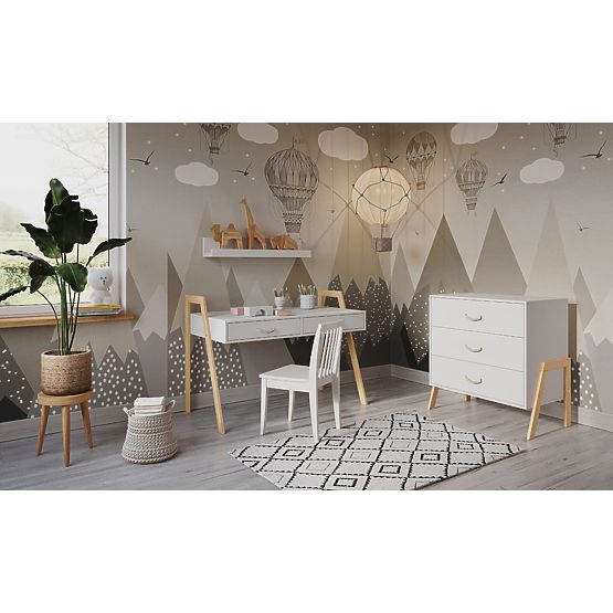 2w1 Łóżeczko i biurko CONE 120x60 - SCANDI