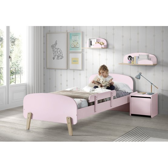 Łóżko dla dziecka Kiddy różowe