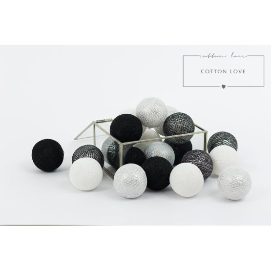 Cotton balls - srebrne