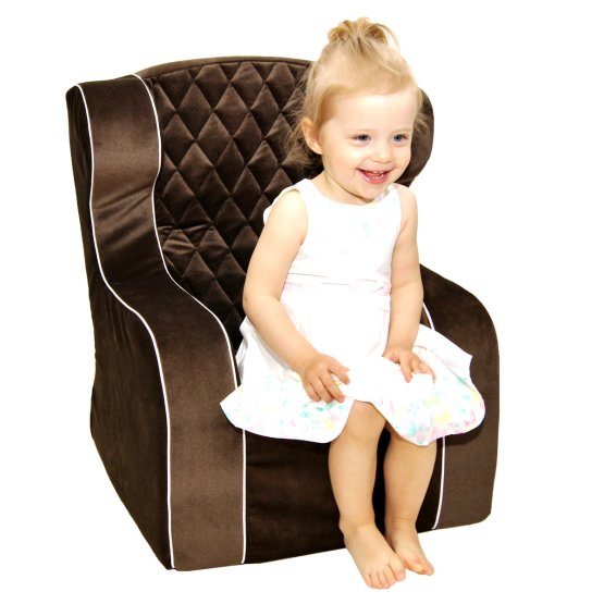 Dziecięce krzesełko Premium brunatne
