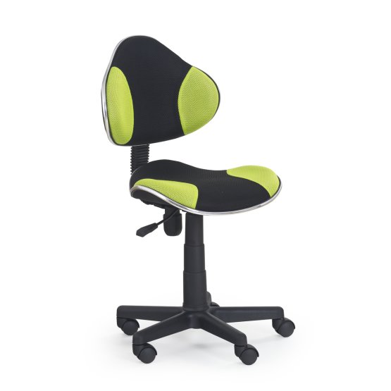 Krzesło dla dziecka obrotowe Flash zielone
