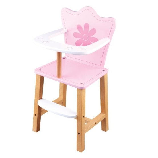 Drewnianna do jedzenia krzesło dla lalki