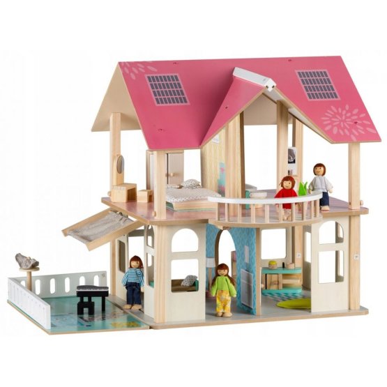 Drewniany domek dla lalek Modern