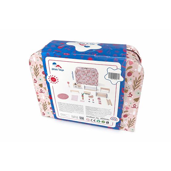 2Kids Toys Domek dla lalek w walizce Kuchnia