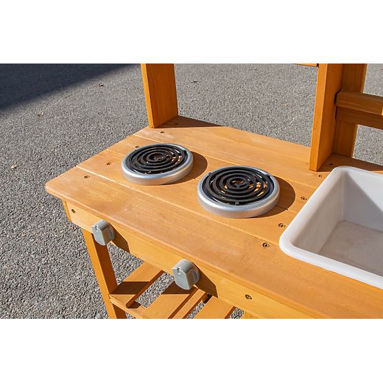 2Kids Toys Drewniana kuchnia ogrodowa z umywalką