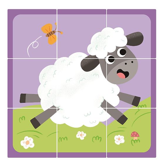 2Kids Toys Drewniane Klocki Farma