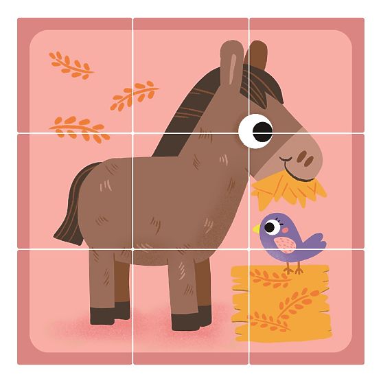 2Kids Toys Drewniane Klocki Farma