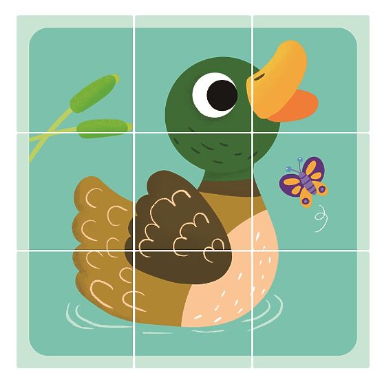 2Kids Toys Drewniane Klocki Farma