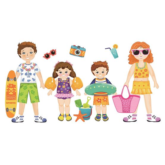 2Kids Toys Magnetyczne Ubieranie Rodzina