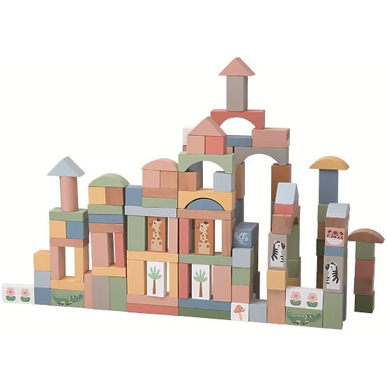 2Kids Toys Safari klocki ze zwierzętami 120 szt.