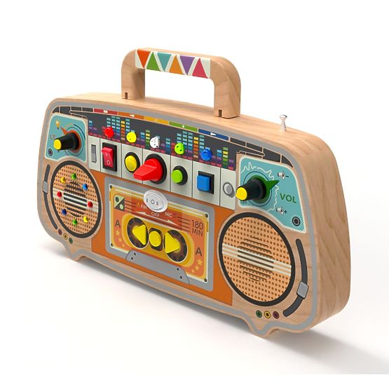 2Kids Toys Tablica aktywności Drewniane radio FM
