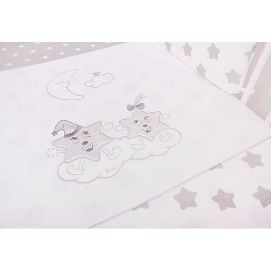 3-częściowa pościel do łóżeczka dziecięcego - Silver Star