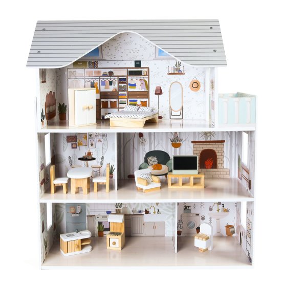 Domek dla lalek z mebli Emma Ekotony Residence
