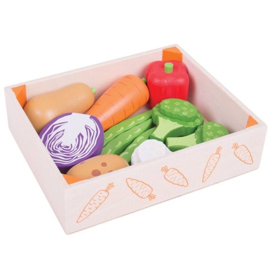 Bigjigs Pudełko na Zabawki z Warzywami