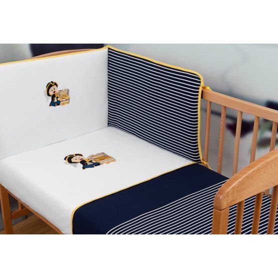 Pościel do łóżeczka dziecięcego 135x100 cm - Pirat