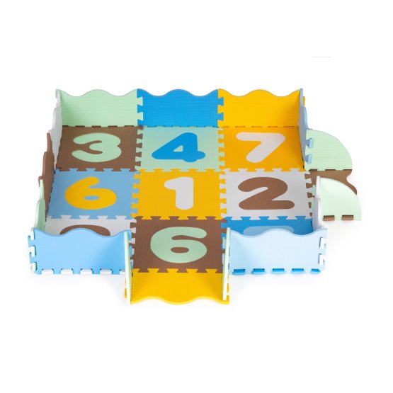 Edukacyjna mata piankowa dla dzieci - puzzle numery