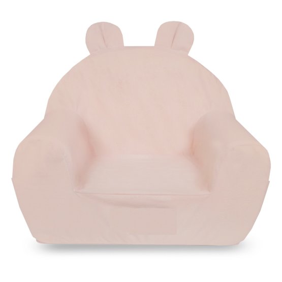 Krzesełko dziecięce z uszami - różowe