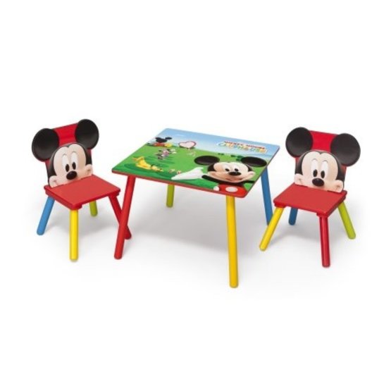 Stolik z krzesłami Myszka Mickey II