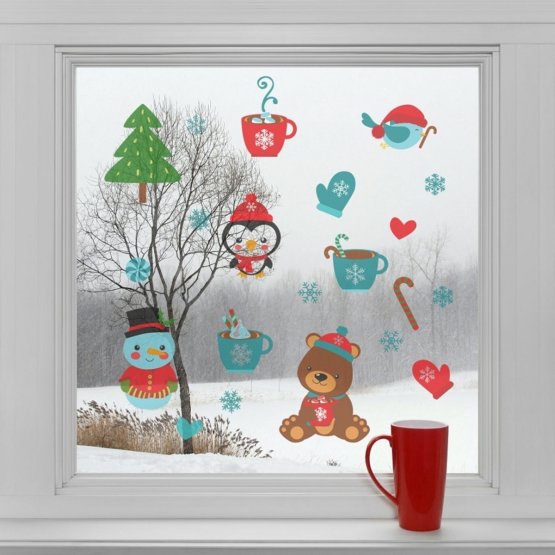 Świąteczna dekoracja do okno - Świąteczny nastrój