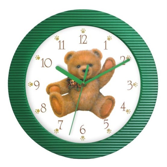 Zegar dla dzieci Uroczy miś