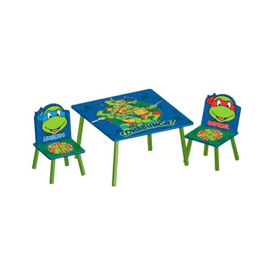 Dziecięcy stół z krzesła żółwie Ninja