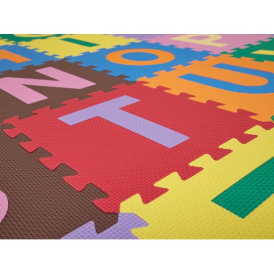 Dziecięcy dywan puzzle alfabet
