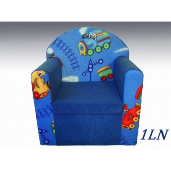 Fotel dla dziecka - niebieski LN