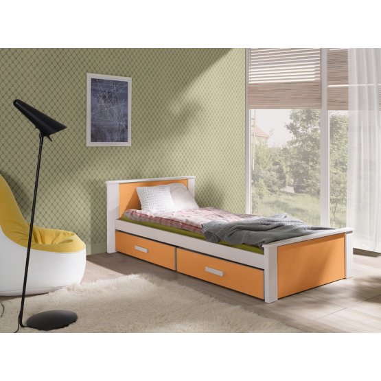 Łóżko dla dziecka Donald - pomarańczowe