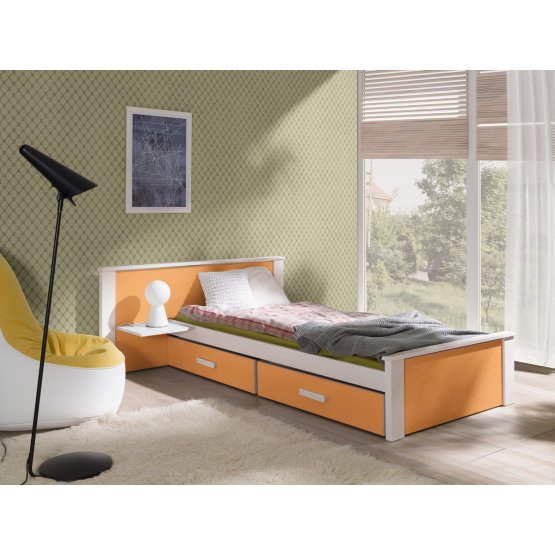 Łóżko dla dziecka Donald Plus - pomarańczowe