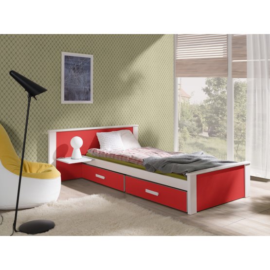 Łóżko dla dziecka Donald plus - czerwone