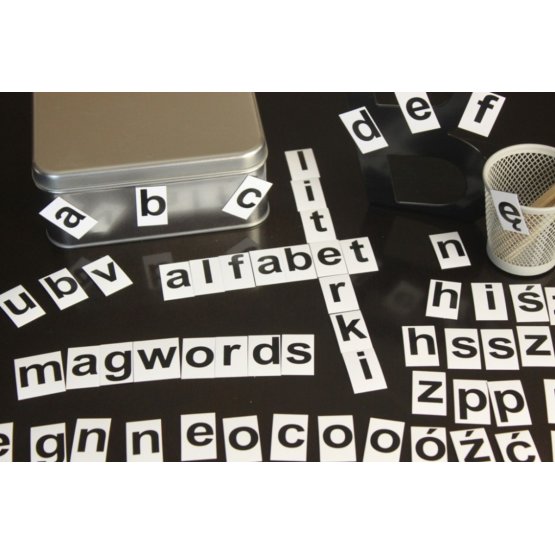 Magnetyczny alfabet - małe litery