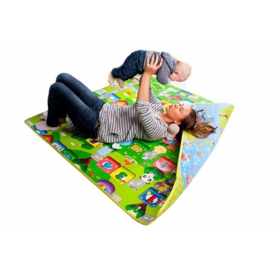 Dziecięcy piankowy dywan - numeryczny aleja + wróżka miasto