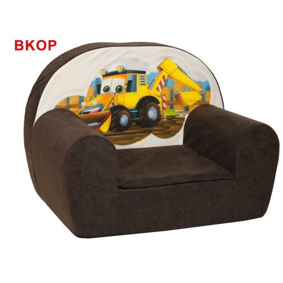 Fotel dla dzieci Koparka
