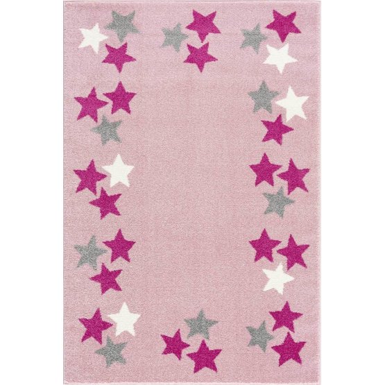 Dziecięcy dywan Spring Star - różowy