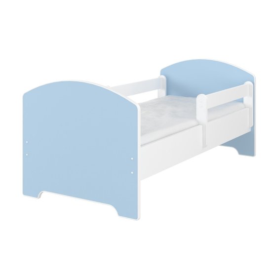 Łóżko OSCAR w połączeniu biało-niebieskim
