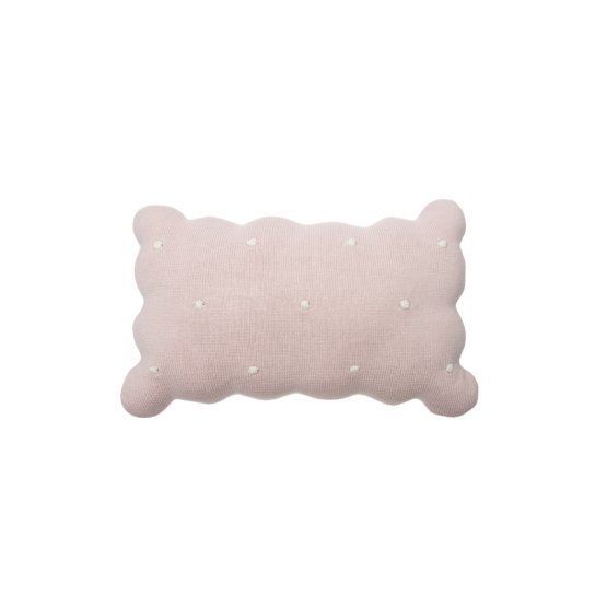 Poduszka dekoracyjna dzianinowa Biscuit - Pink