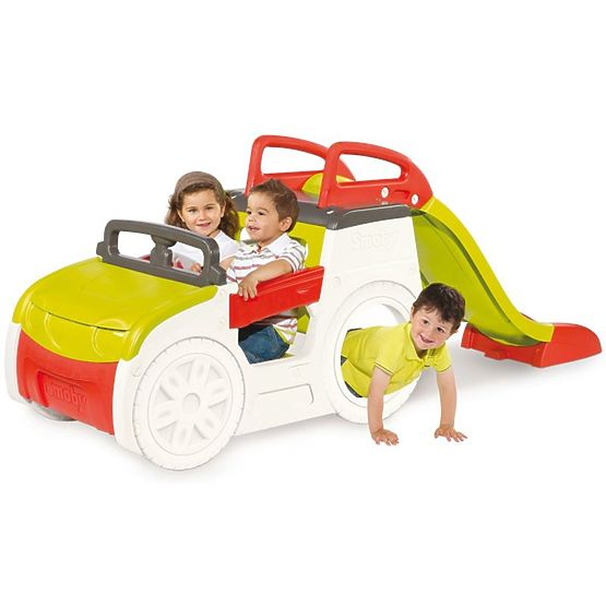 Auto piaskownica z ślizgawką 150 cm Smoby