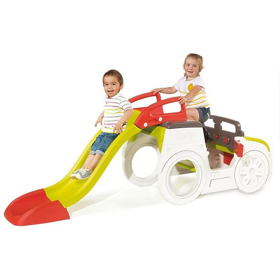 Auto piaskownica z ślizgawką 150 cm Smoby