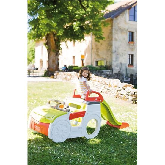 Auto piaskownica z ślizgawką 150 cm Smoby