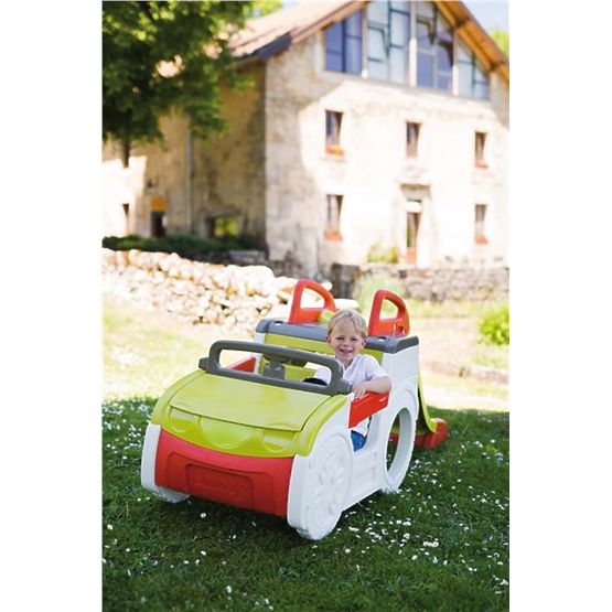 Auto piaskownica z ślizgawką 150 cm Smoby