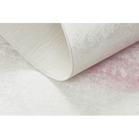 BAMBINO 1128 dywanik myjący Jednorożec dla dzieci antypoślizgowy - kremowy