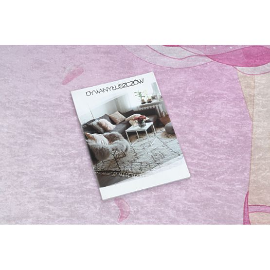 BAMBINO 42830 myjka dywanowa Baletnica dla dzieci antypoślizgowa - różowa