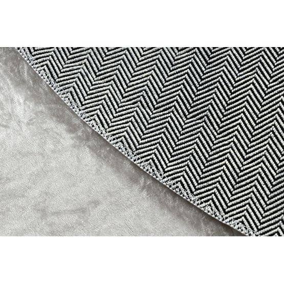 BAMBINO 48130 myjący okrągły dywanik Gwiazdy dla dzieci antypoślizgowy - beżowy / szary