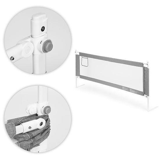 Barierka ochronna na łóżko 180 cm ochrona dla dzieci ECOTOYS